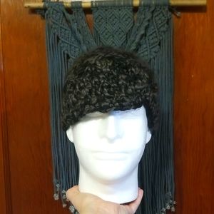 BKE Women's charcoal gray Baker Boy Knitted Hat 100% Acrylic